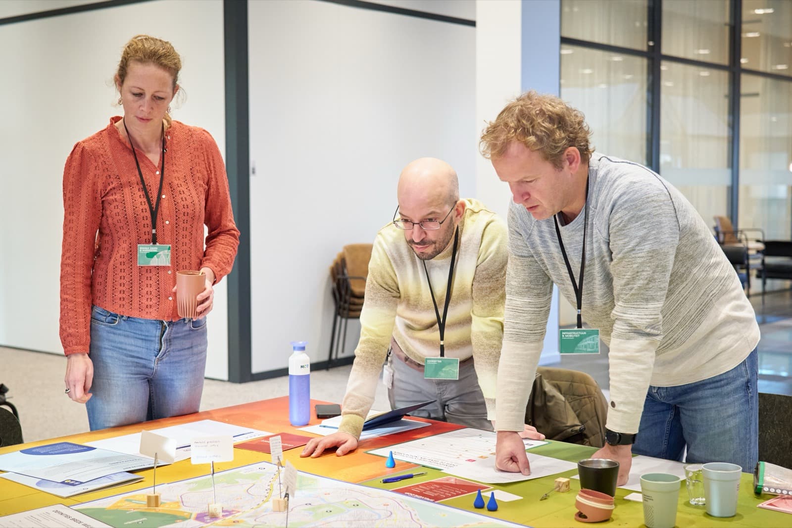 Het kleine wegkijk spel: spelsessie